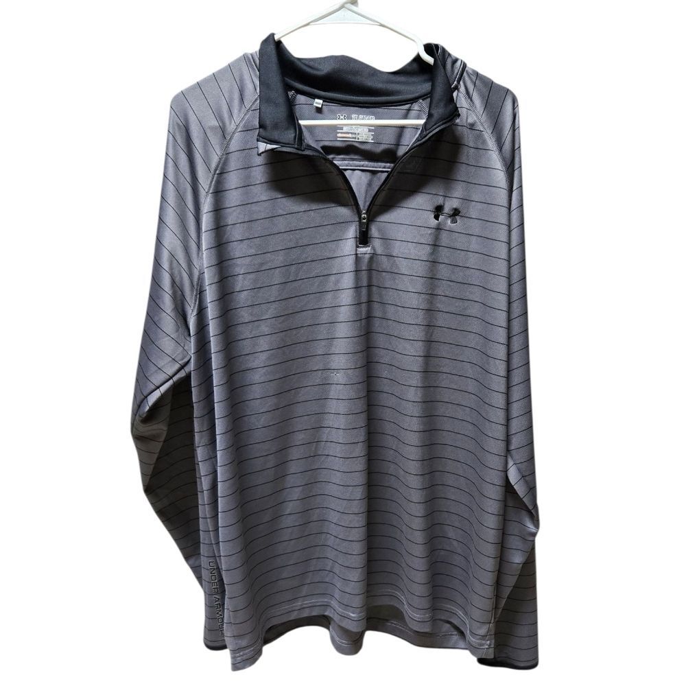 Under Armour Men's 2XL Tech Zip Long Sleeve Loose AllSeasonGear Activewear Shirt